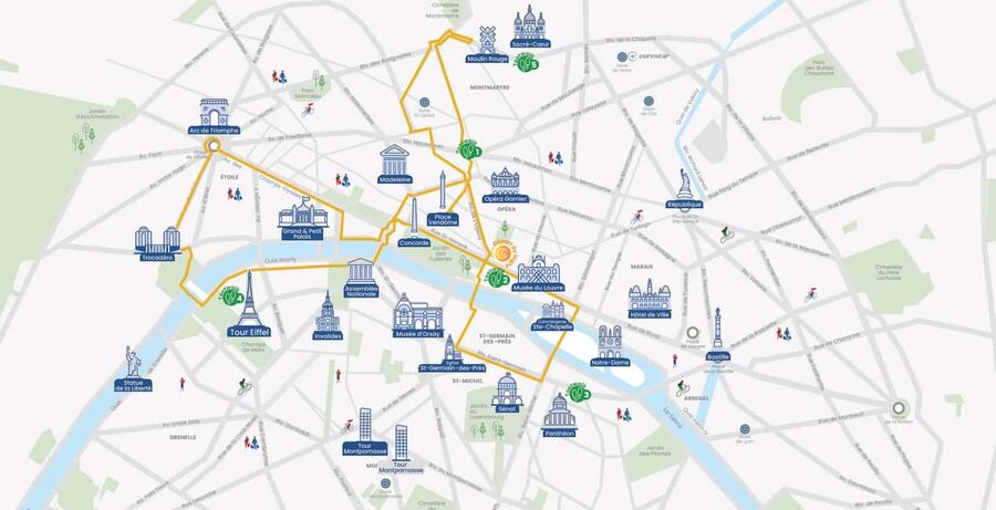 Paris: Night Bus Tour with Audioguide - Notre Dame and the first look at the Seine-side city