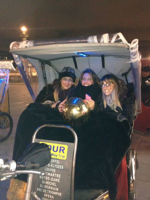 Paris: Nighttime Tuk-Tuk Tour - What the ride feels like