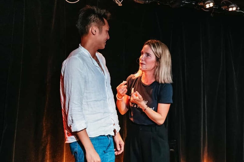 Paris: Oh My God She's Parisian! English Comedy Show - Inside Theatre Bo Saint-Martin