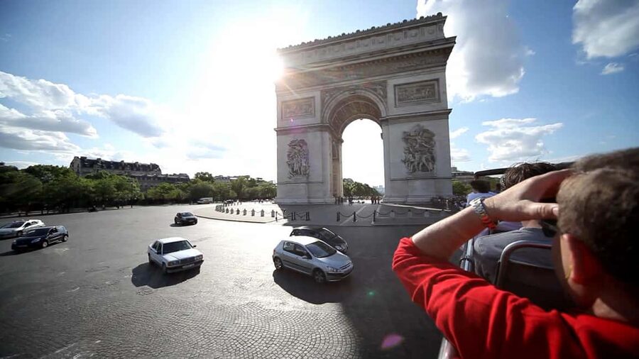 Paris: Openair Double Decker Bus Audio-Guided City Tour - Opera Garnier and the grand center of Paris