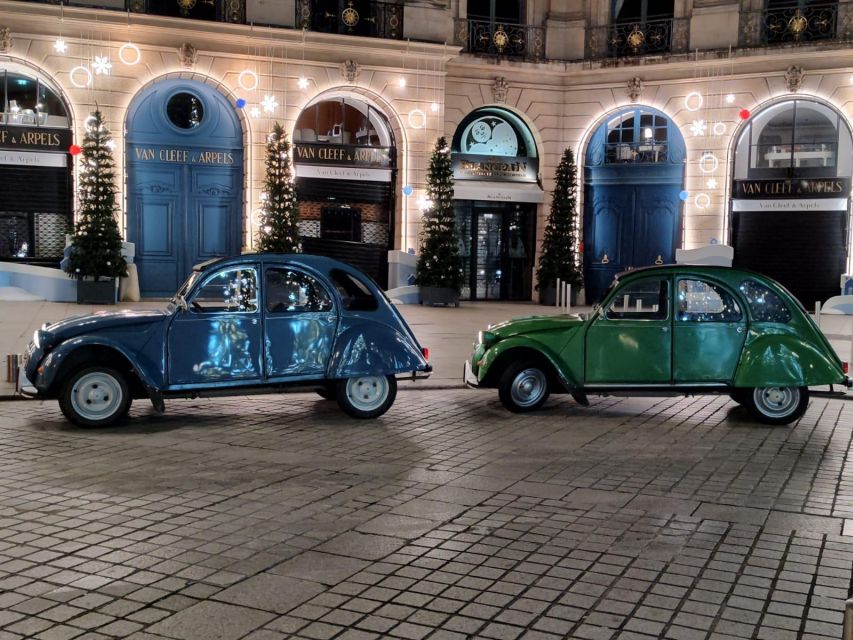 Paris: Private Christmas Lights Tour by Citroën 2CV - Your pickup and the first 55 minutes on the road