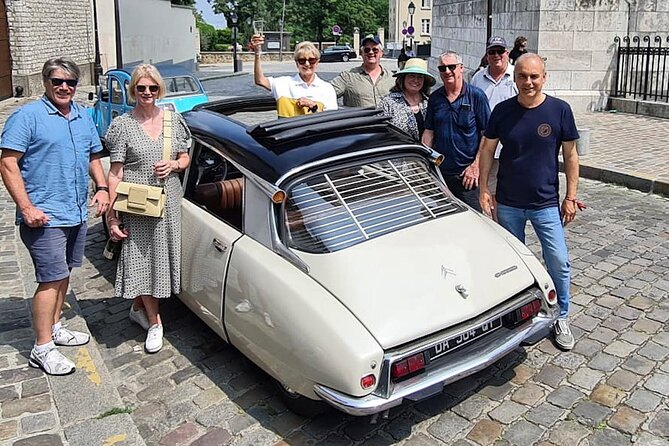 Paris Private Guided Tour in a Vintage Open Top French Car - Sacré-Cœur and the northern Paris finish