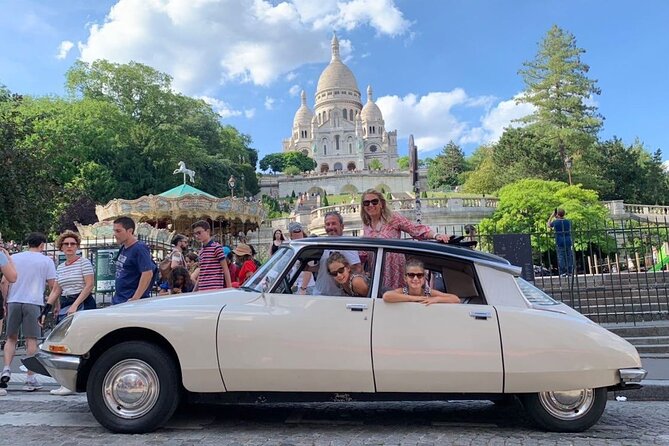 Paris Private Guided Tour in a Vintage Open Top French Car - The Eiffel Tower and the best photo moments