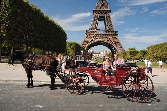 Paris Private Romantic Horse & Carriage Ride - Avenue Montaigne, Pont de l’Alma, and Avenue Rapp