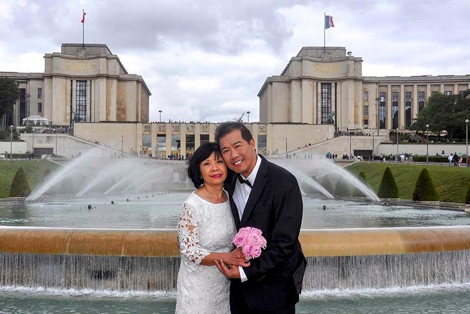 Paris Renew Your Wedding Vows Experience with Professional Photographer - A vow renewal with the Eiffel Tower as your backdrop
