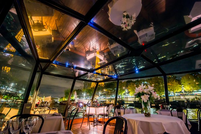 Paris Seine River Dinner Cruise with Champagne and Window Seating - Early dinner or late dinner?