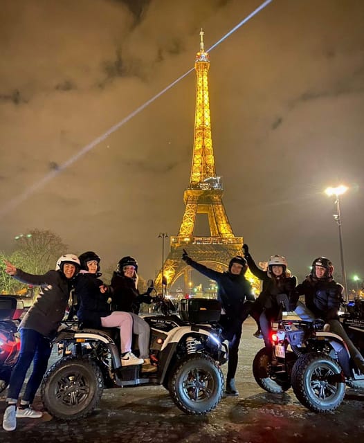 Paris: Sightseeing Electric Quad Tour - Frequent photo pauses, with realistic expectations