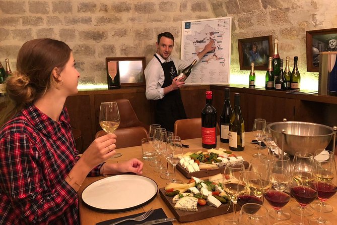 Paris - Ten Wines and Ten Cheeses Tasting in a Royal Cellar - Ten wines, ten cheeses, and a lesson in French regions