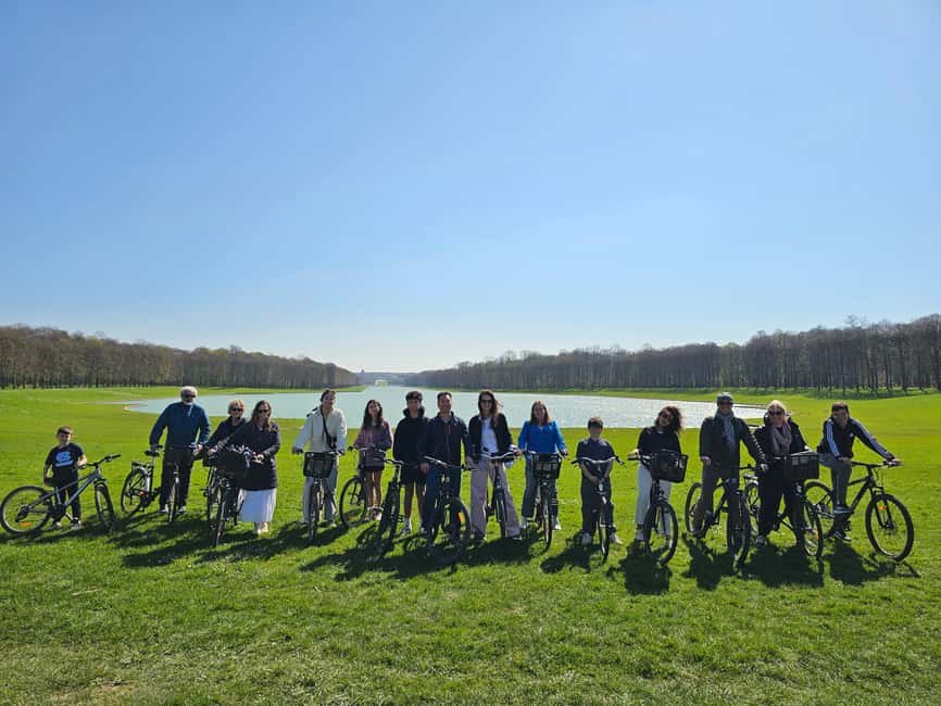 Paris: Versailles Golf Cart & Bike Tour with Palace Entry - Cycling along the Grand Canal to Trianon