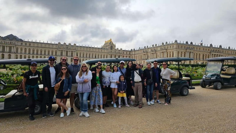 Paris: Versailles Golf Cart & Bike Tour with Palace Entry - The golf cart route through Louis XIV’s gardens