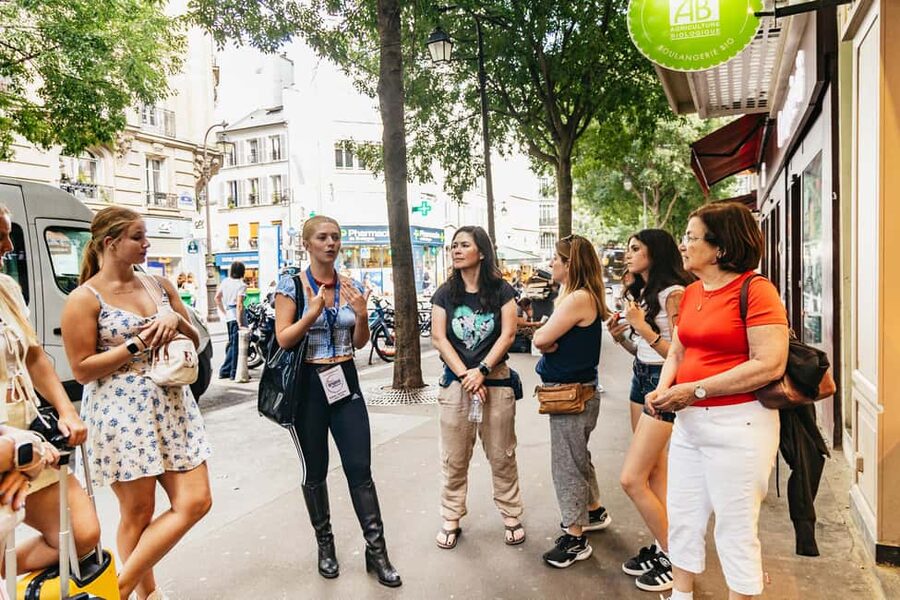 Paris: Walking Food Tour with Cheese, Wine and Delicacies - The market stop and Le Marais away from the main streets