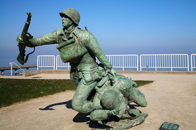 Pointe du Hoc,Omaha Beach, American Cemetery - Day trip from Paris to Normandy - Overlord Museum and the machinery of war