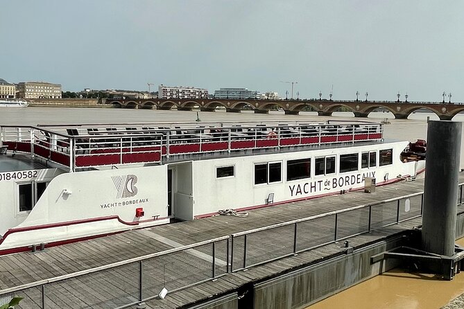 Prestige Commented Cruise glass of wine and Canelé in Bordeaux - Why the Garonne is a good place to start in Bordeaux