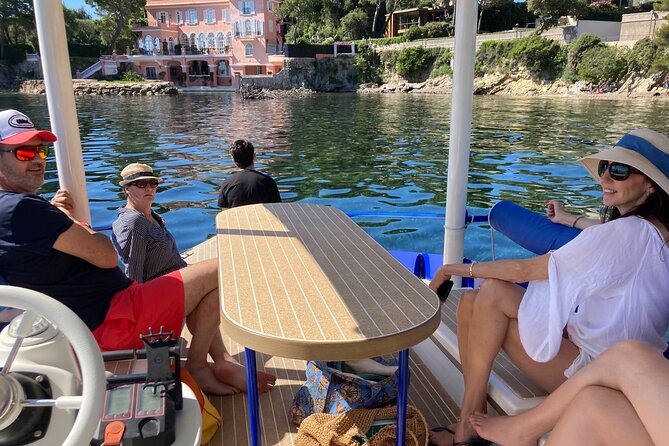 Private Cruise Near Nice and Monaco with Solar Powered Boat - A quieter way to see the French Riviera