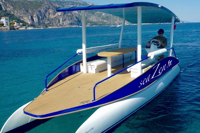 Private Cruise Near Nice and Monaco with Solar Powered Boat - Four coastal viewpoints in one hour