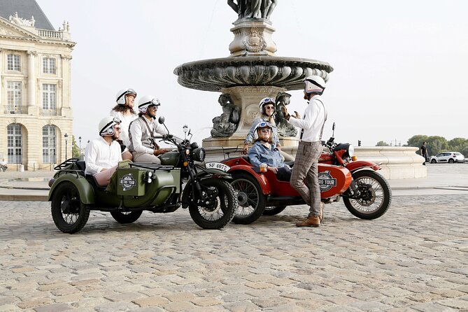 Private Tour of Bordeaux in a Sidecar 1h30 - Why a sidecar works so well in Bordeaux