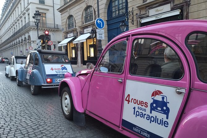 Private tour Paris 3 hours in vintage Citroën 2CV - How the three-hour schedule really works