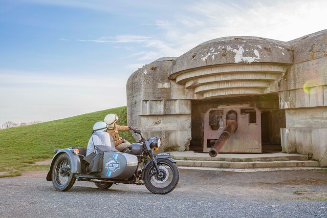 Private vintage sidecar tour of the D-Day Landing Beaches - Normandy American Cemetery