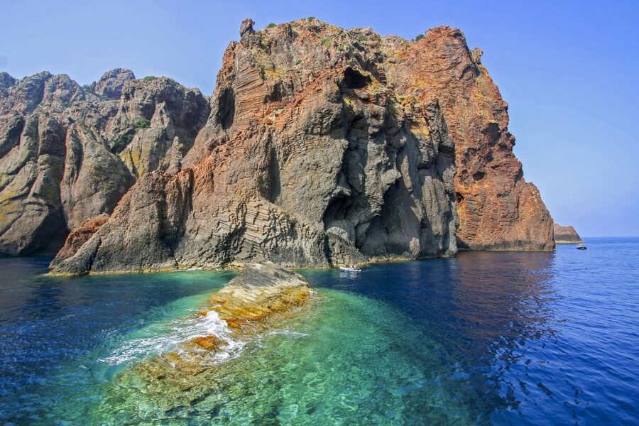 Sagone/Cargèse: Croisière Scandola, Piana, Girolata Baignade - The Calanques de Piana and Capo Rosso