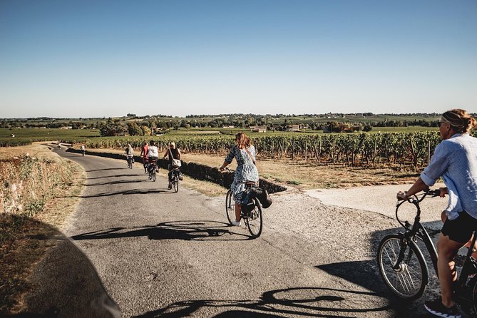 Saint-Emilion Electric Bike Day Tour with Wine Tastings & Lunch - The 9:30 am pickup from Bordeaux