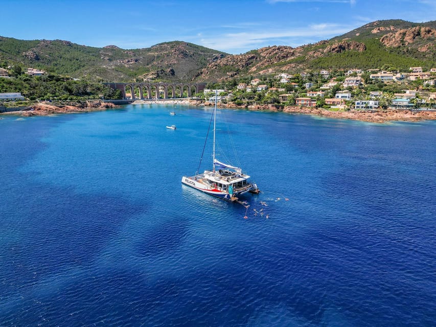 Saint Raphaël: Guided cruise, discover a beautiful coastline - Île d’Or, Tintin, and Cape Dramont