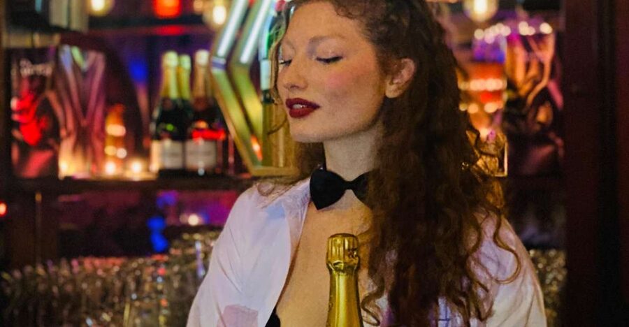 Secret Square Paris : Parisian Strip-Tease Cabaret Ticket - Inside the dim main room