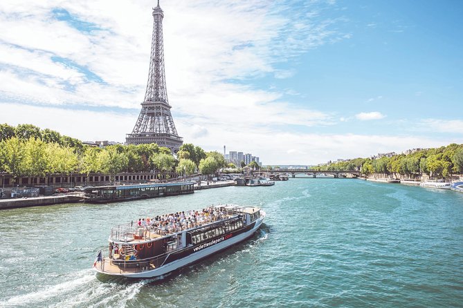 Seine River Guided Cruise Champagne Option by Vedettes de Paris - Grand bridges and the monuments of the right bank