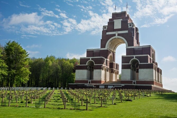 Somme Battlefields from Paris with Australian memorial & Amiens Cathedral - Thiepval Memorial and the scale of loss