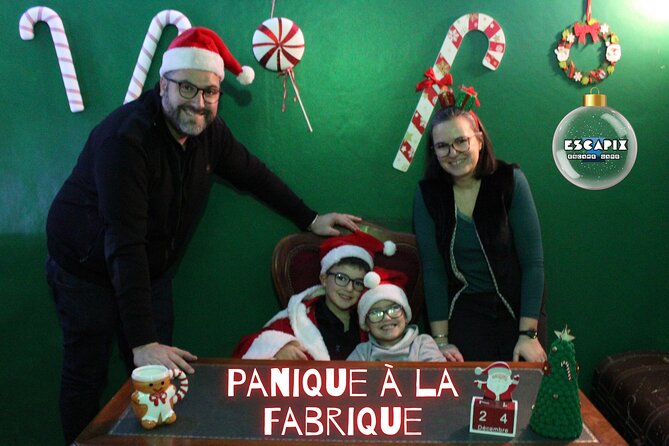 The "Panic at the Factory" room - Entering Santa’s toy factory in Perpignan