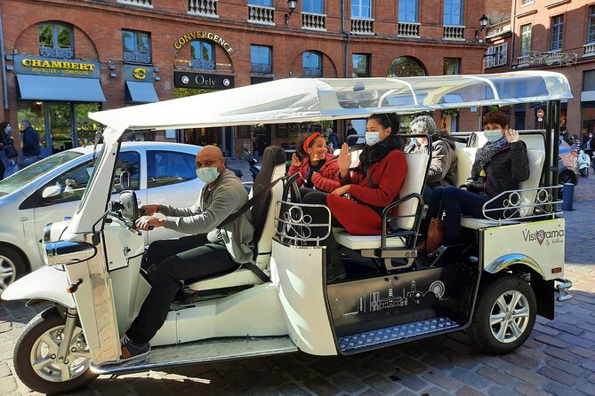 Toulouse Tour in Electric Tuk Tuk - The Dalbade, Pont Neuf, and a wider Toulouse view