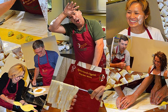 Tuscan Cooking Class - Traditional 5 course menù - Four Tuscan wines matched to five courses