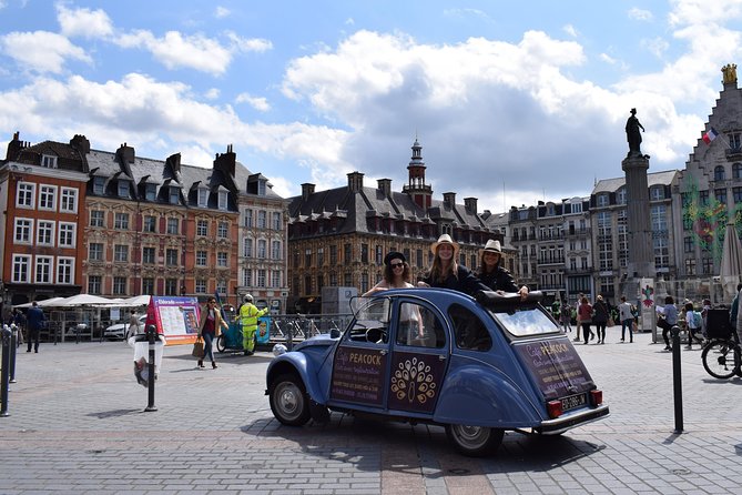Unique Tour of Lille by Convertible 2CV - 1h00 - Starting at Place Rihour