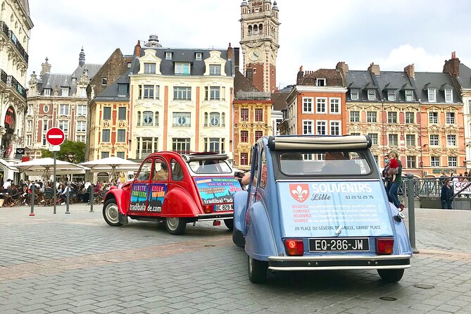 Unique Tour of Lille by Convertible 2CV - 1h00 - Notre-Dame de la Treille Cathedral