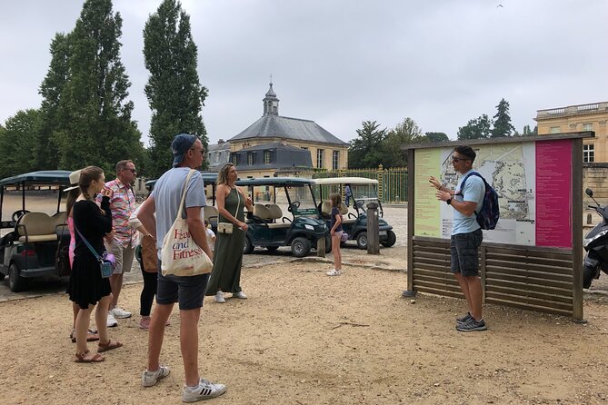 Versailles Golfcart & Bike Guided Tour: Gardens Hamlet Fountains - How Much Walking and Cycling Should You Expect?