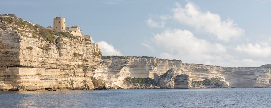 Visit Bonifacio by sea - Bonifacio’s cliffs are the main event