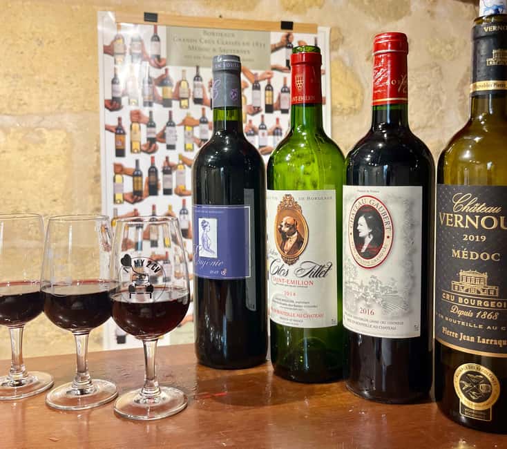 Workshop Bordeaux wine tasting: 4 reds & charcuterie pairing - The itinerary: from Stalingrad to the tasting room