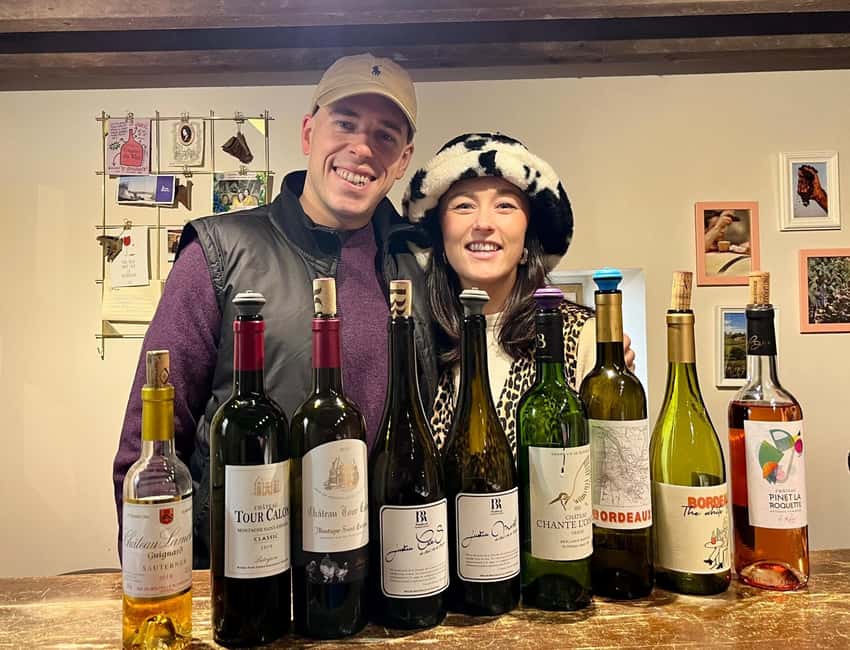 Workshop Bordeaux wine tasting: 4 reds & charcuterie pairing - The people leading the glass