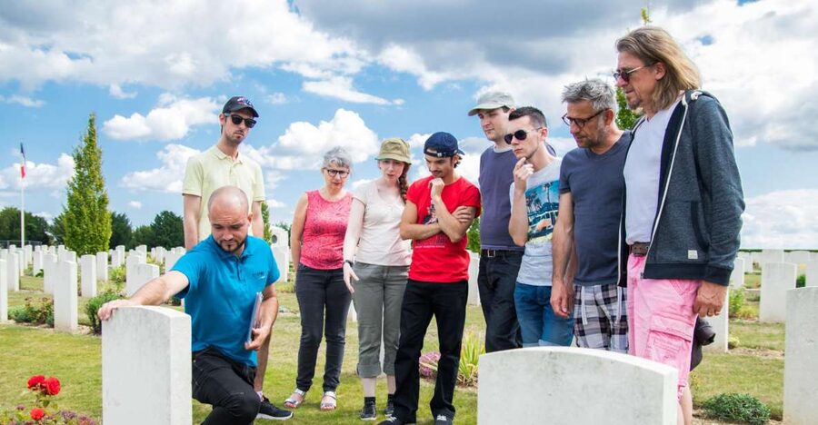 WWI Somme Battlefields Day Trip from Paris - Lochnagar Crater and the force beneath the ground